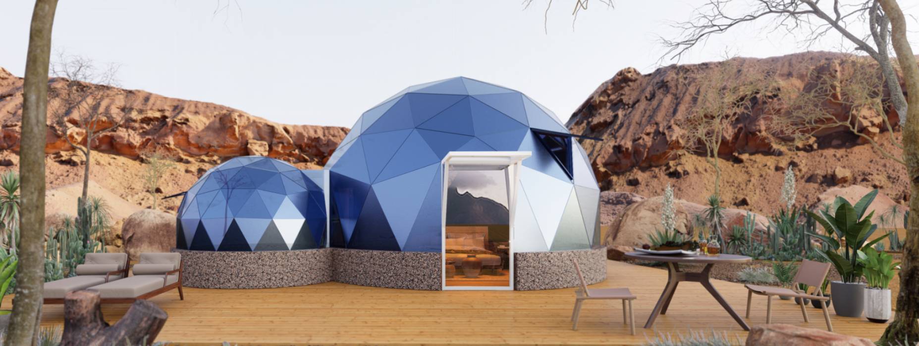 西峡县球形智能光伏玻璃星空房